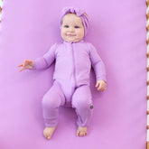 Zippered Romper in Poi
