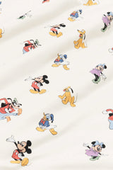 Zipper Shortall Romper in Mickey Mouse and Friends