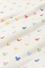 Bib in Pastel Mickey Mouse